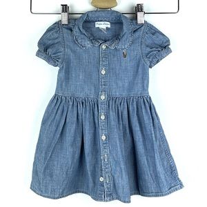 RALPH LAUREN Polo Denim Jean Dress 12 months